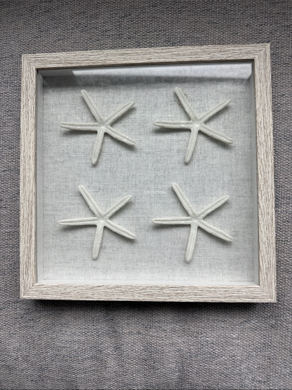 Coastal Starfish Shadow Box Wall Art - Neutral